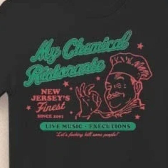 My Chemical Ristorante New Jersey_s Finest T-Shirt 83 - Picture 2 of 6